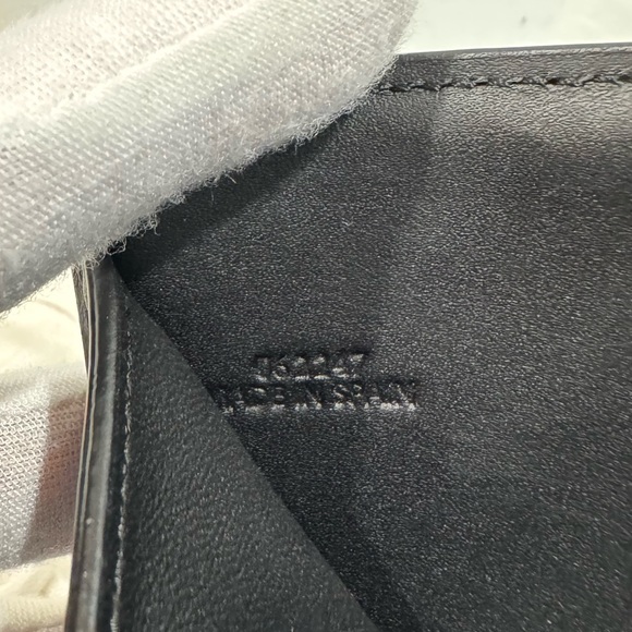 LOEWE Repeat Compact Zip Wallet In Embossed Silk Calfskin - Picture 9 of 15